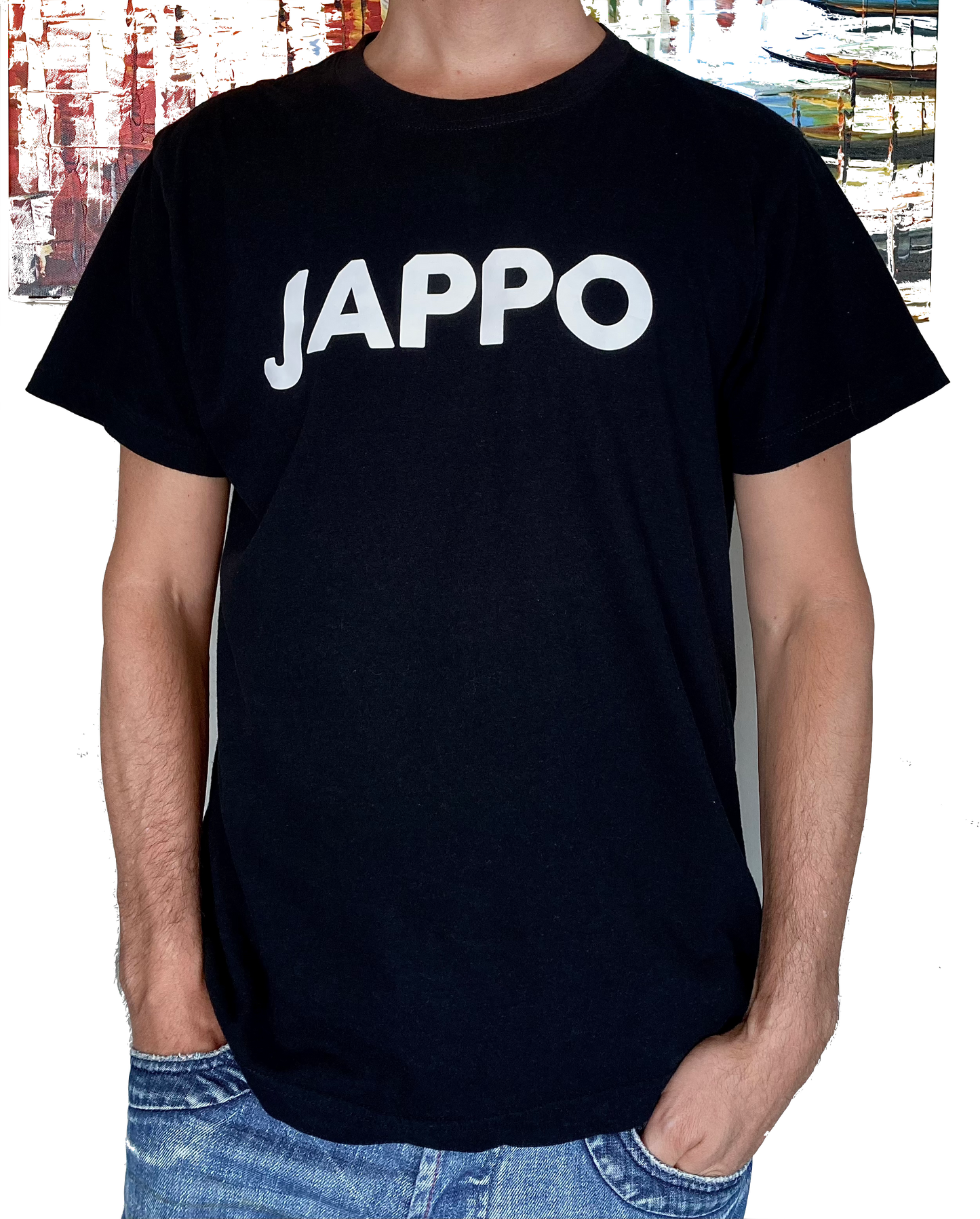 Maglietta maniche corte JAPPO Col. NERO